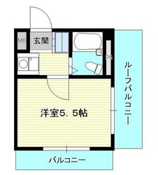 北浦和駅 徒歩3分 5階の物件間取画像